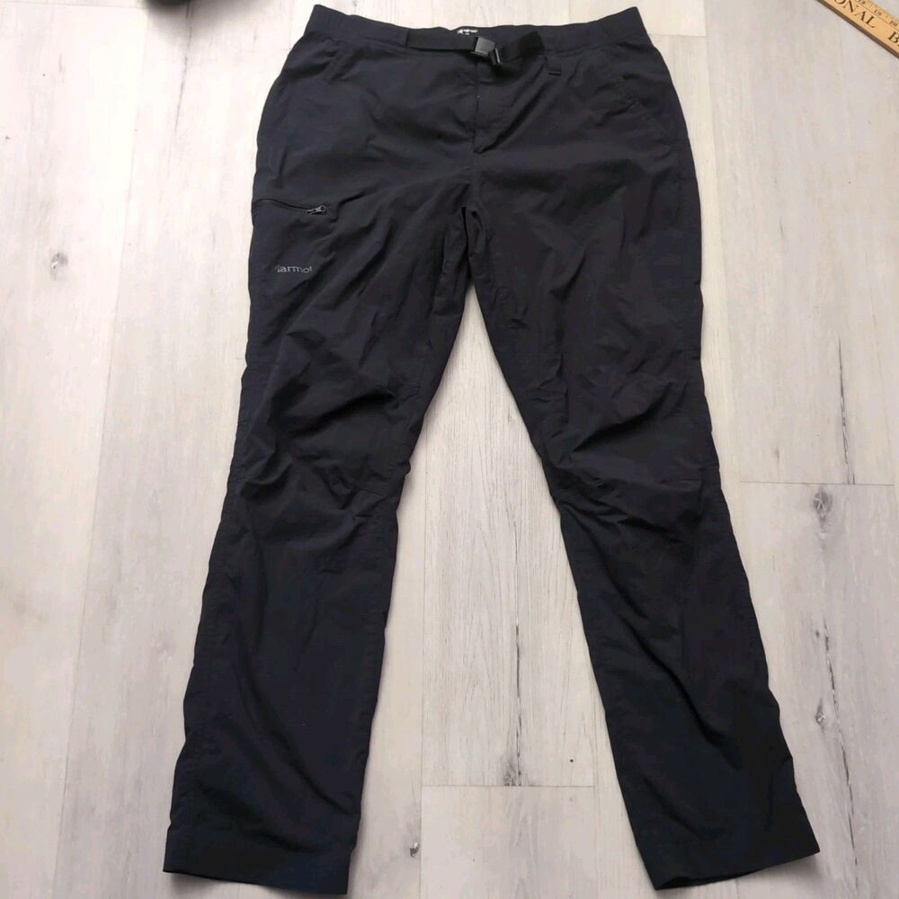 Marmot Hiking Pants Mens 36 Measurements In Pics Black Casual Outdoors Hiking